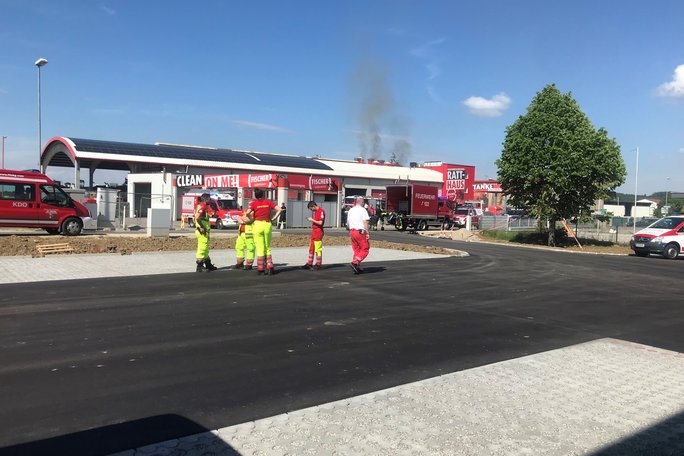 Brand im Werk 1